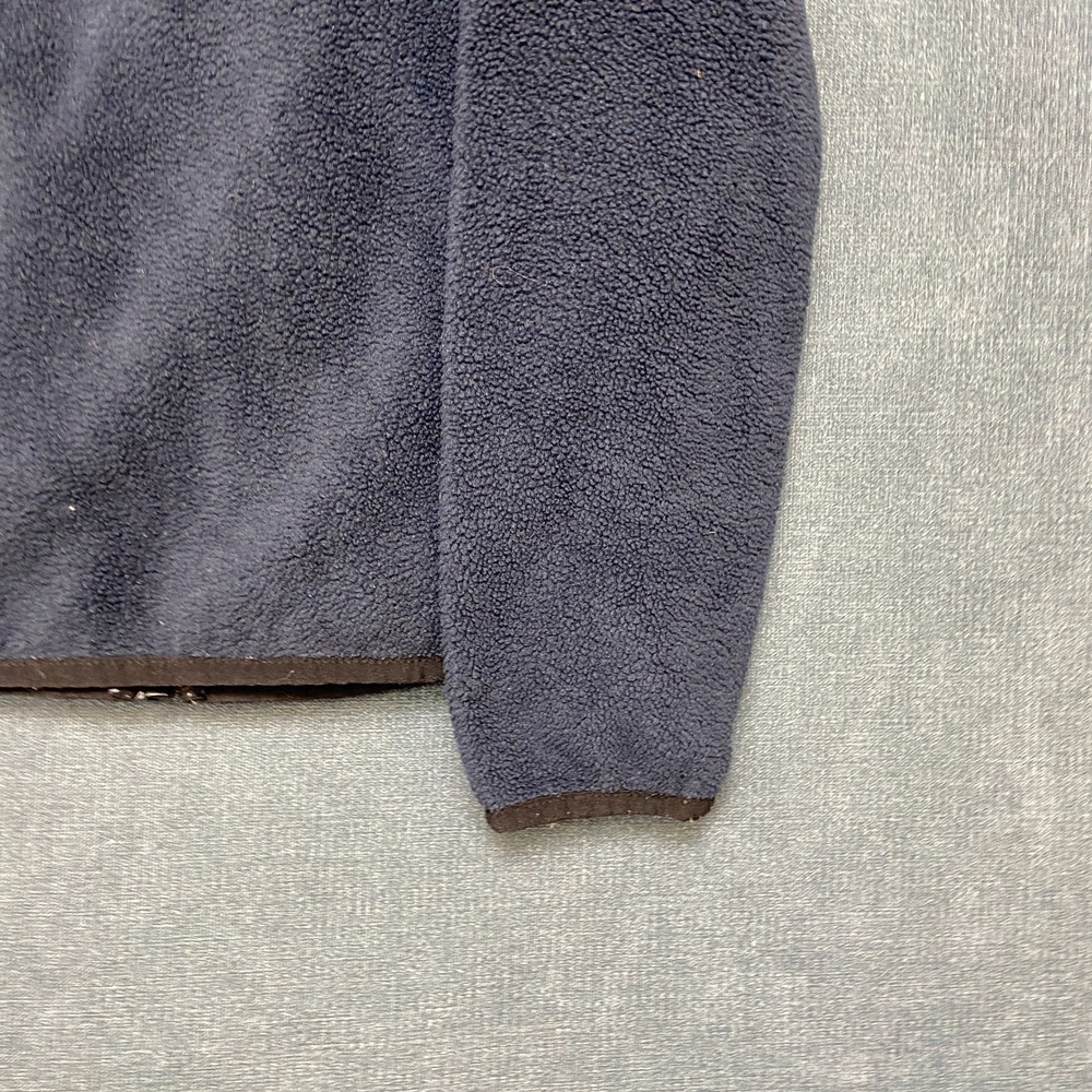 Nike Sportswear Fleece Jacket Boy 7L Navy Embroidered Swoosh Logo Classic Zip Up - Picture 11 of 13